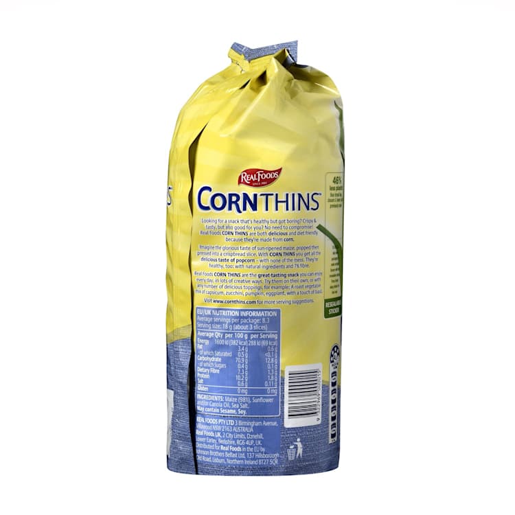 Real Foods Corn Thins Original