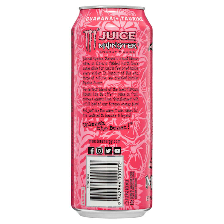 Monster Energy Drink Pipeline Punch