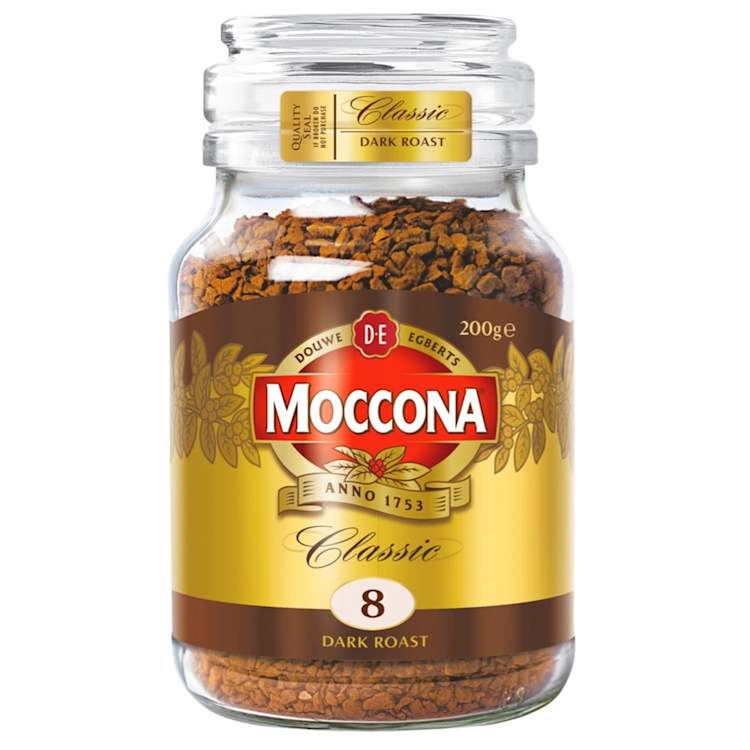 Moccona Freeze Dried Instant Coffee Classic Dark Roast