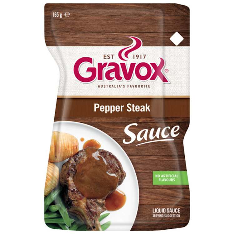 Gravox Liquid Pepper Steak Finishing Sauce