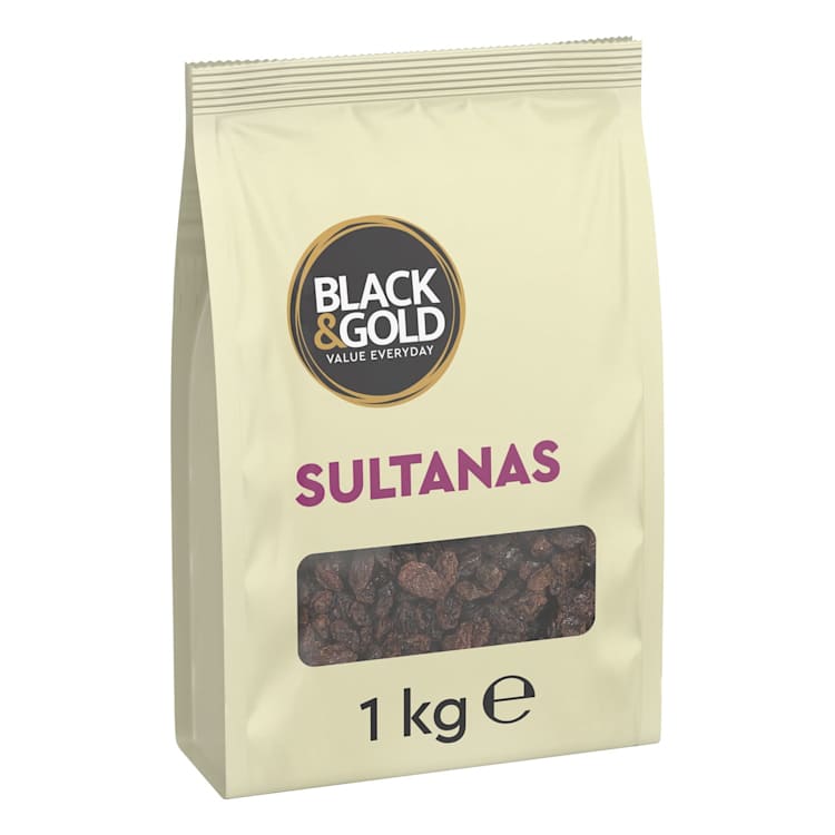 Black & Gold Sultanas