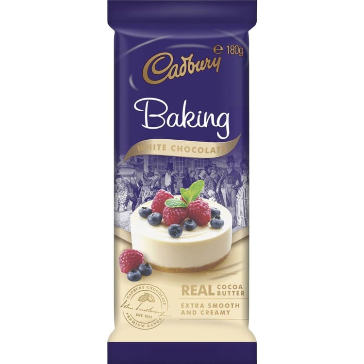 White cheap baking chocolate
