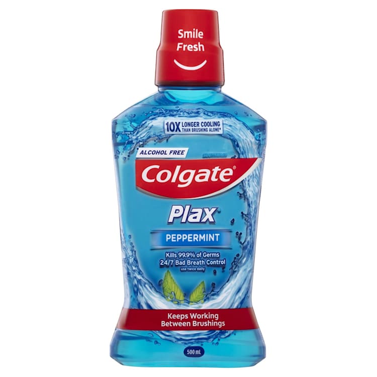 Colgate Plax Alcohol Free Mouthwash Peppermint