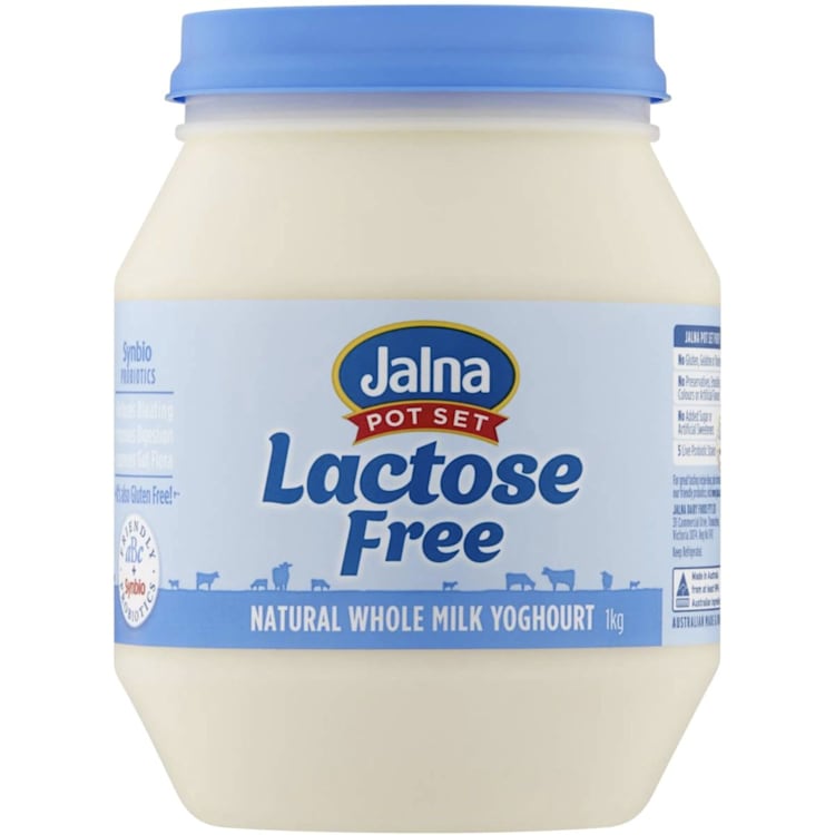 Jalna Whole Milk Yoghurt Lactose Free Natural