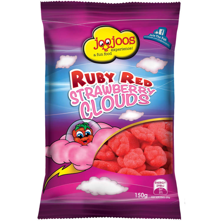 Joojoos Clouds Ruby Strawberry