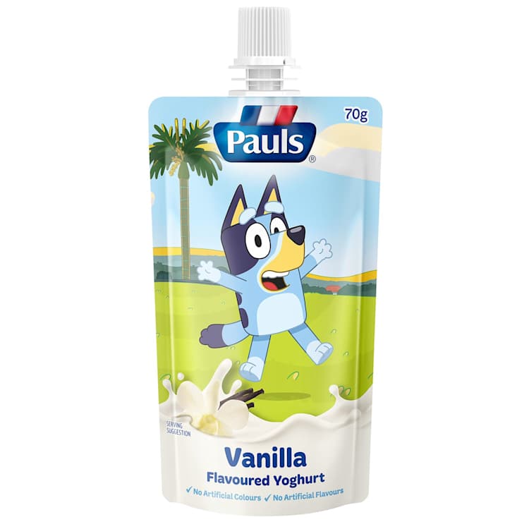 Pauls Vanilla Flavoured Yoghurt Pouch