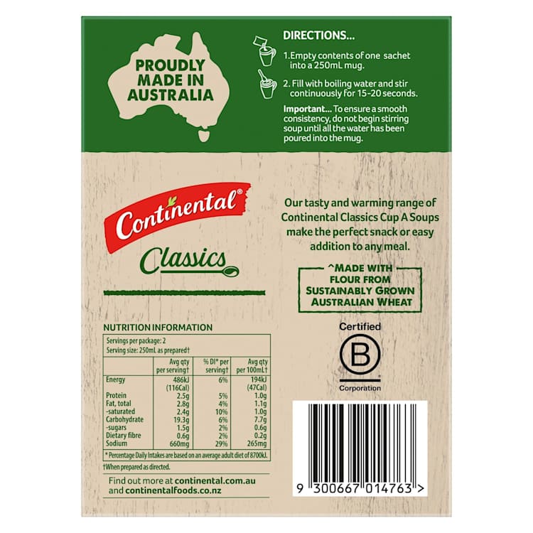 Continental Cup A Soup Mild Chicken Curry With Lots Of Noodles