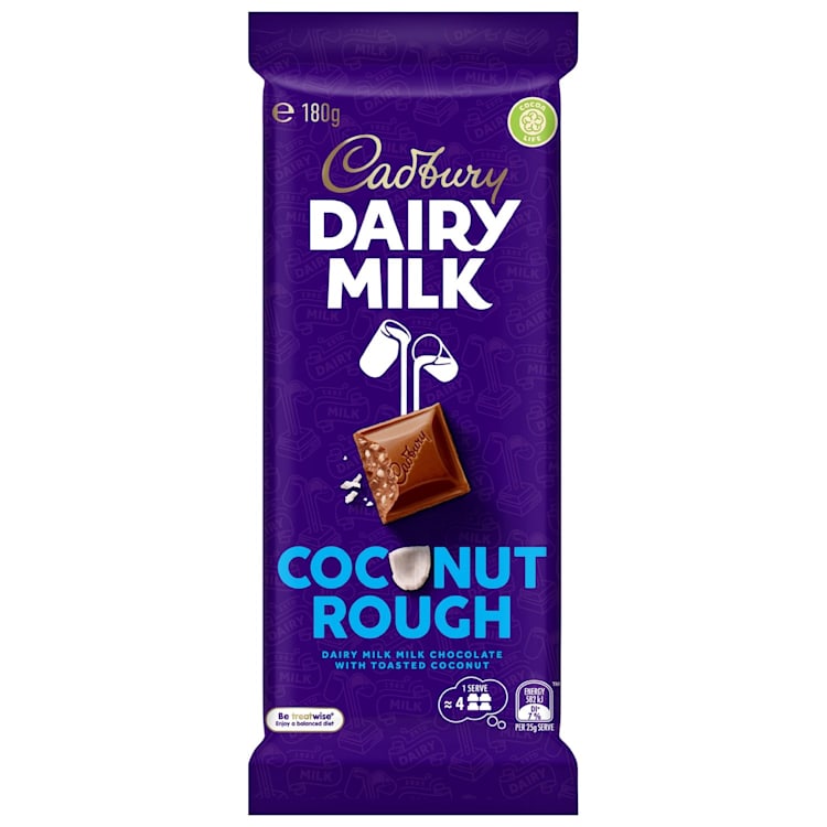 Cadbury Dairy Milk Coconut Rough Milk Chocolate Block