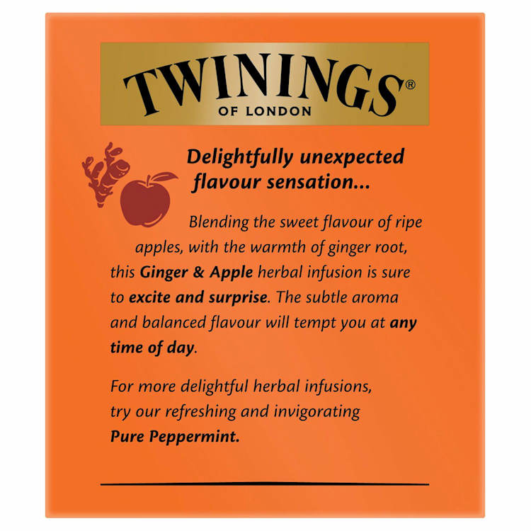 Twinings Ginger & Apple Tea Bags