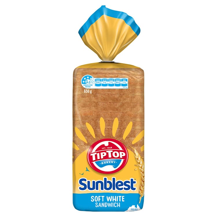 Tip Top Sunblest Soft White Sandwich