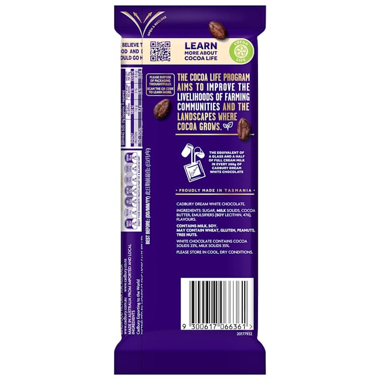 Cadbury Dream White Chocolate