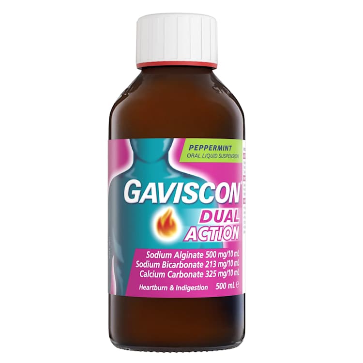 Gaviscon Alkaline Remedies Dual Action Peppermint