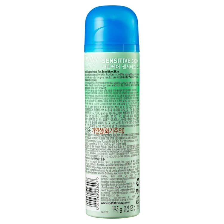 Gillette Venus Satin Care Shaving Gel Sensitive Skin
