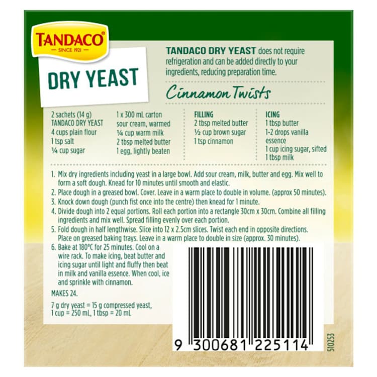 Tandaco Dry Yeast