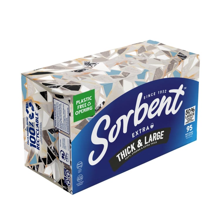 Sorbent Thick & Large Facial Tissues