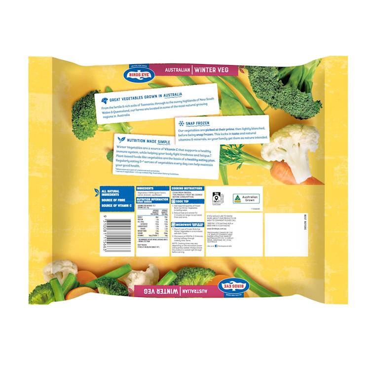 Birds Eye Snap Frozen Winter Vegetables