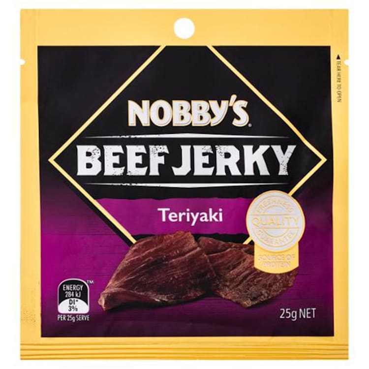 Nobby's Beef Jerky Teriyaki