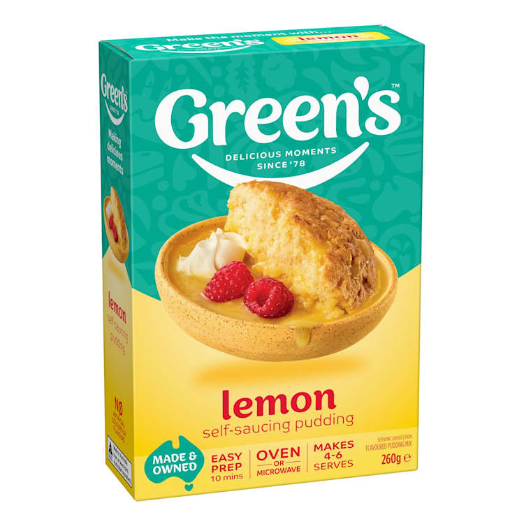 Green's Pudding Lemon Sponge