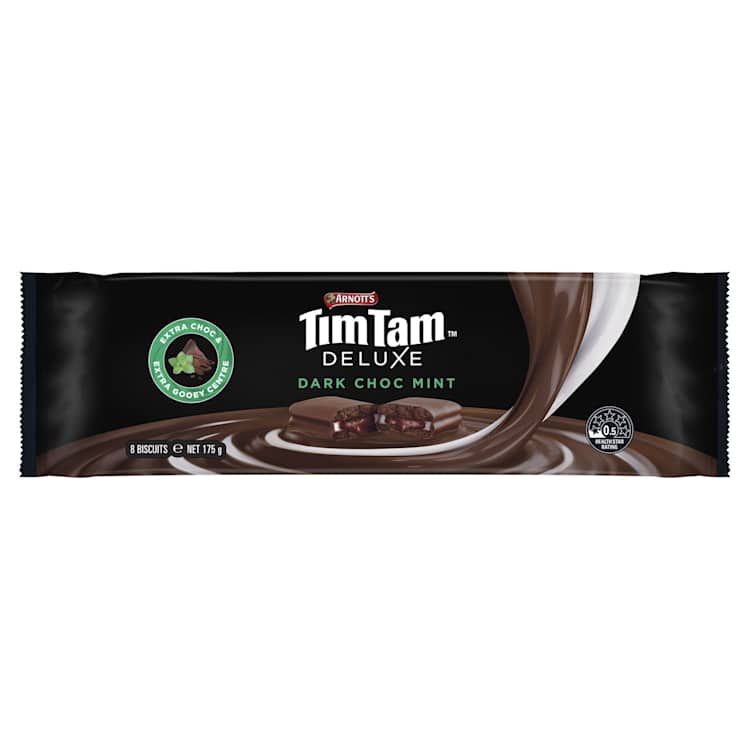 Arnott's Tim Tam Deluxe Dark Choc Mint