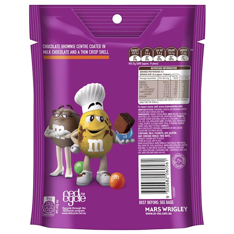 M&M's Brownie Pouch