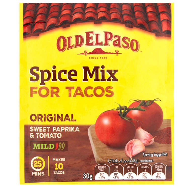 Old El Paso Original Mexican Taco Spice Mix Mild