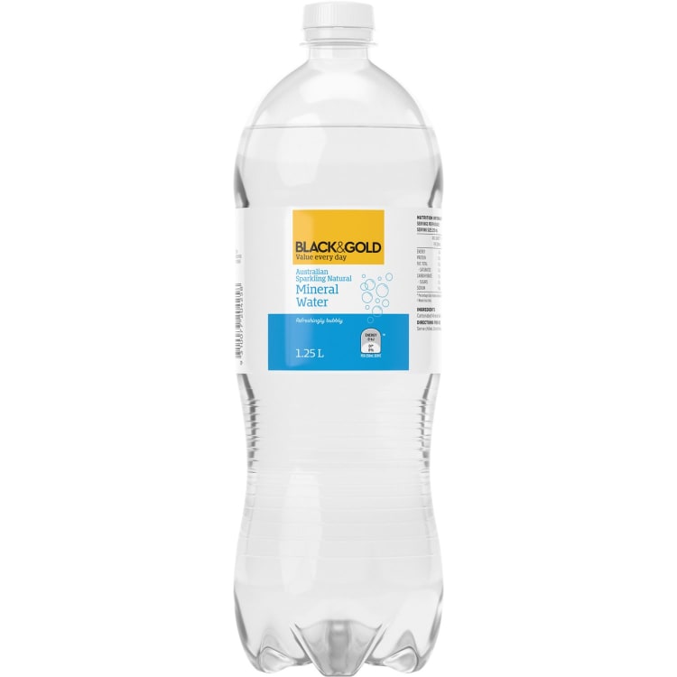 Black & Gold Sparkling Mineral Water