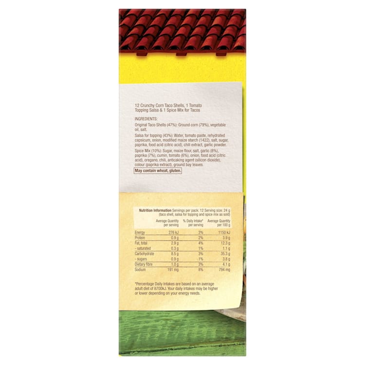 Old El Paso Mexican Mild 12 Taco Kit