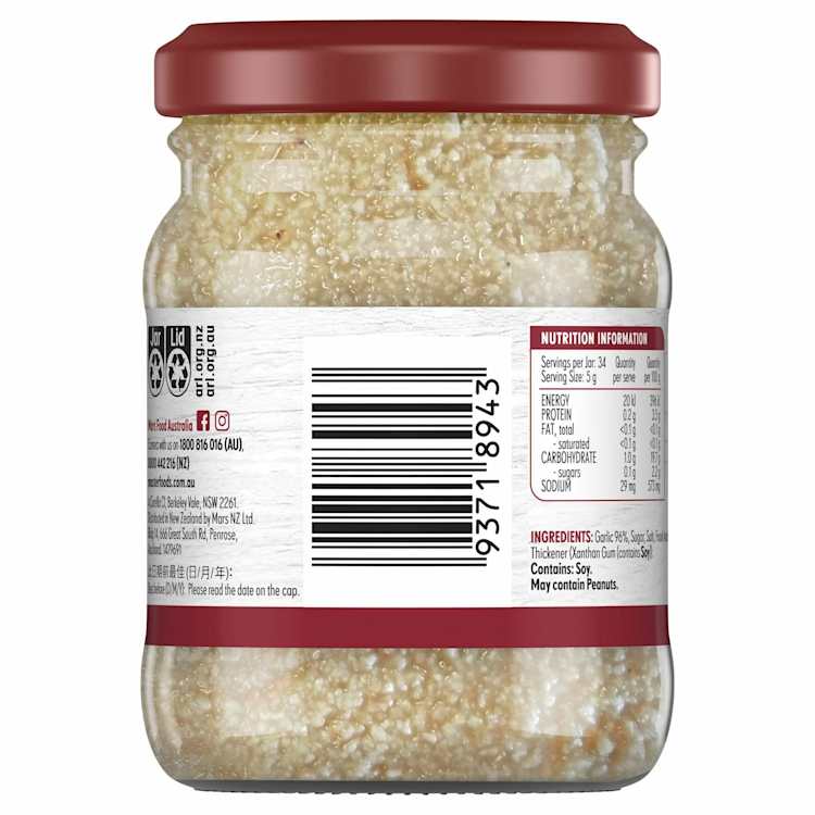 MasterFoods Finely Crushed Garlic