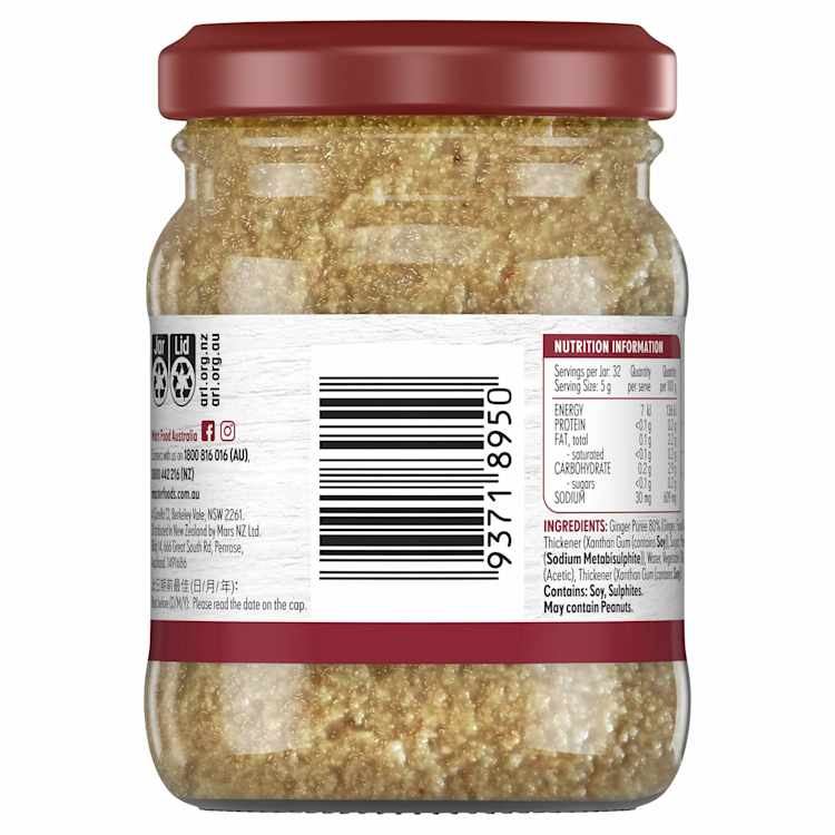 MasterFoods Finely Chopped Ginger