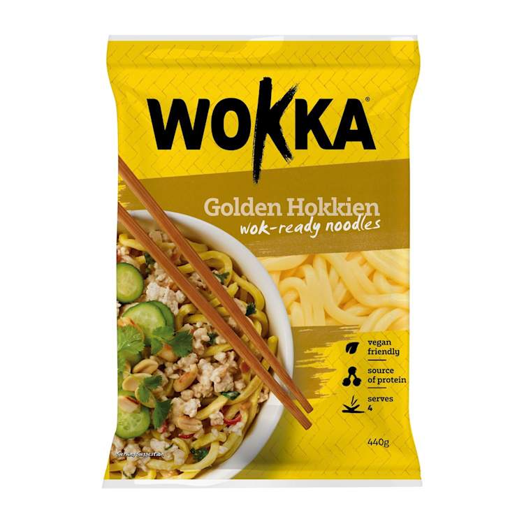 Wokka Noodles Golden Hokkien Shelf Fresh