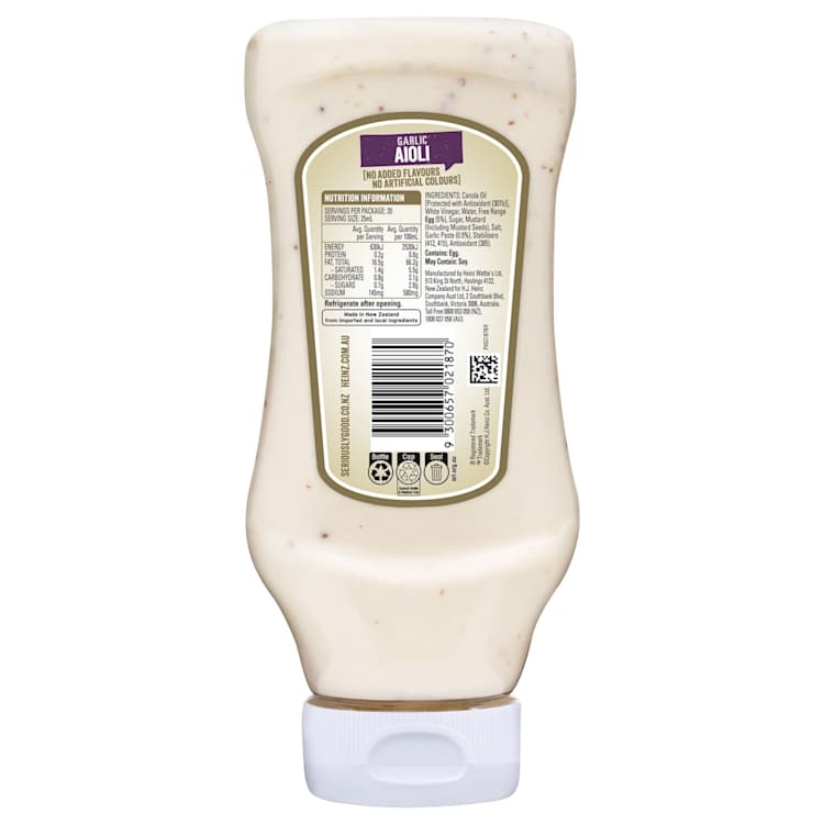 Heinz Seriously Good Garlic Aioli