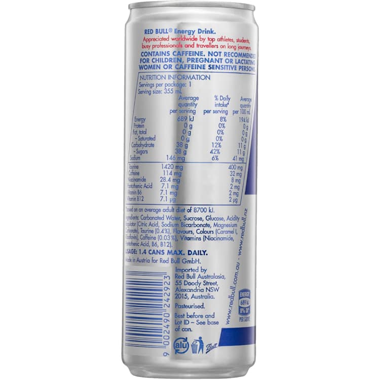 Red Bull Energy Drink Can