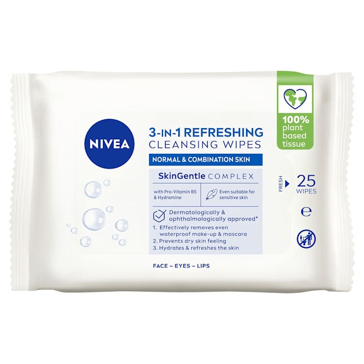  NIVEA 3in1 Refreshing Cleansing Wipes