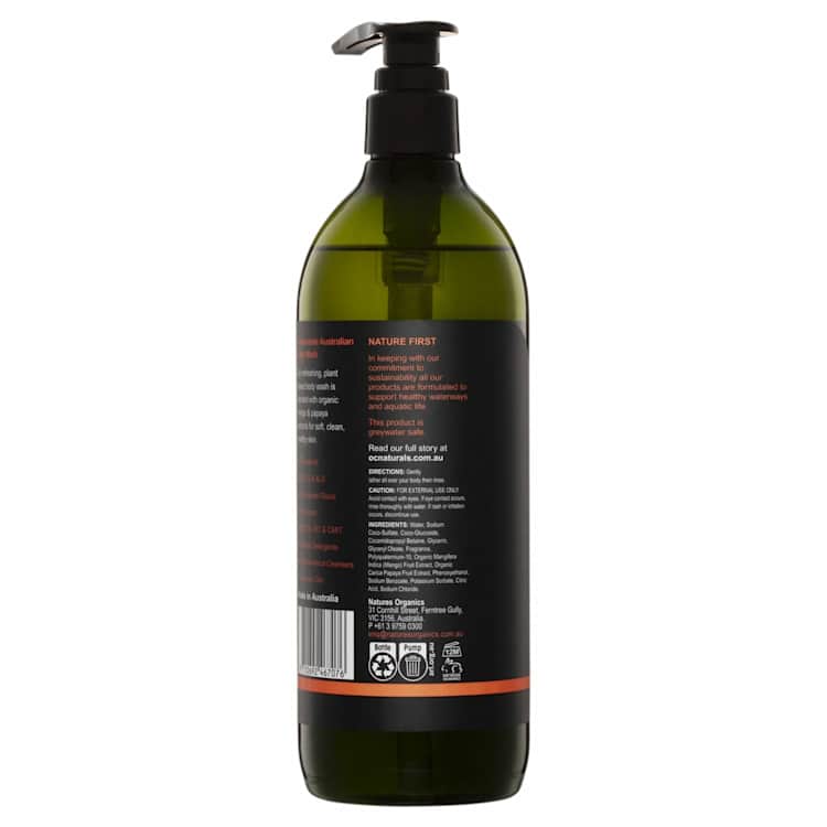 Organic Care Naturals Refreshing Mango & Papaya Bodywash