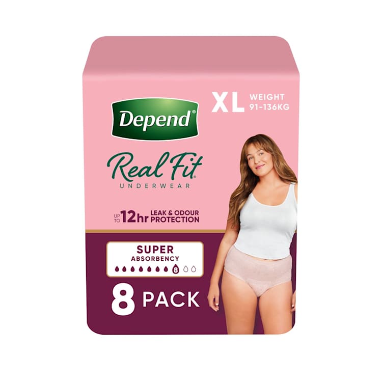 Depend Female Underwear Super Extra-Large