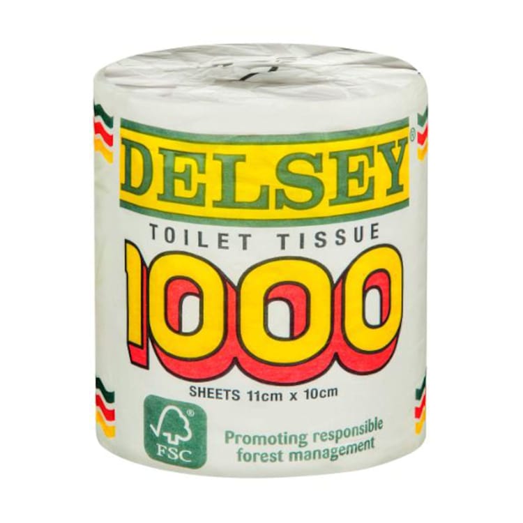 Delsey Toilet Tissue 1000 Sheets