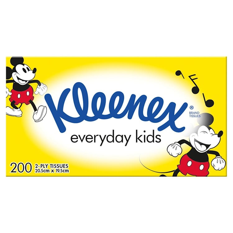 Kleenex Everyday Kids Facial Tissues 2-Ply 200 Sheets