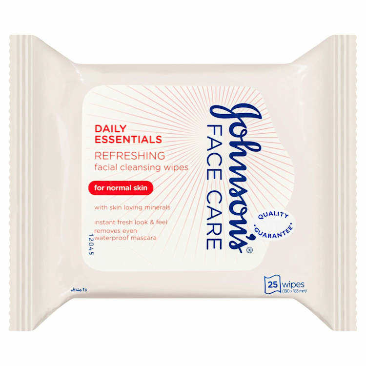 Johnson's Daily Essentials Cleansing Wipes Normal Skin
