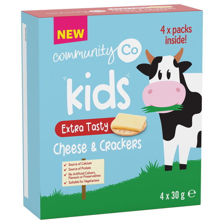 Community Co Kids Extra Tasty Cheese & Crackers Multipack