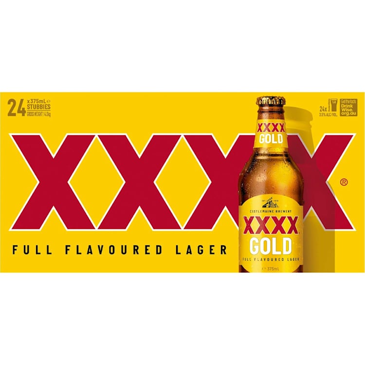 XXXX GOLD Bottle Carton