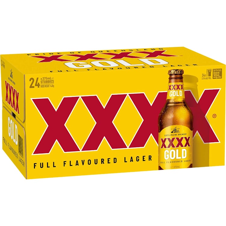 XXXX GOLD Bottle Carton