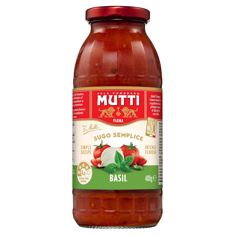 Mutti Sugo Semplice Basil Pasta Sauce