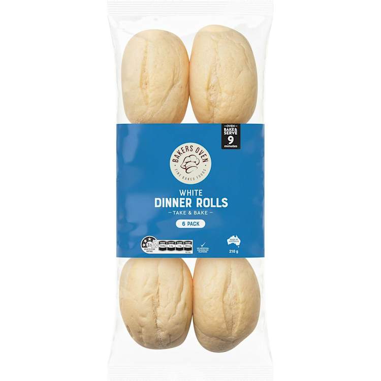 Bakers Oven White Dinner Rolls
