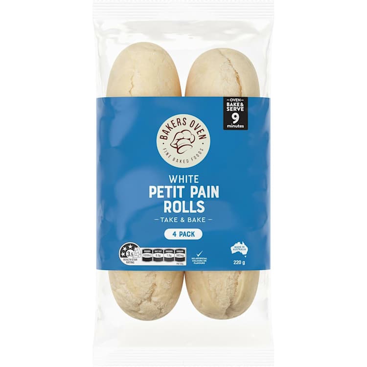 Bakers Oven Petit Pain Rolls