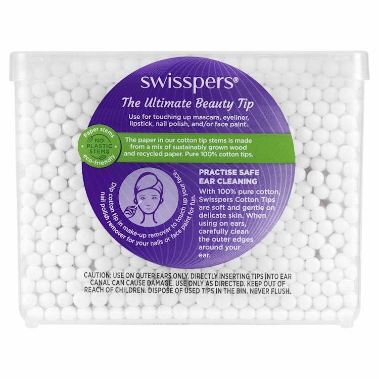 Swisspers Cotton Tips Paper Stems