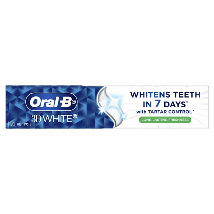 Oral-B Toothpaste 3D White Long Last Fresh