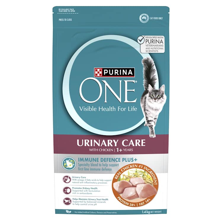 Purina One Adult Urinary Care Chicken Dry Cat Food Bag