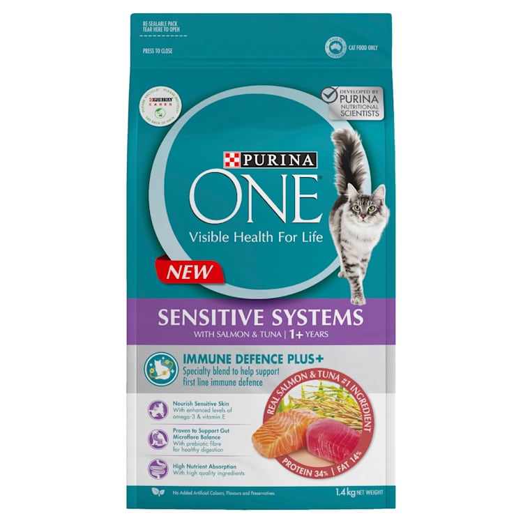 Purina one sensitive systems cat food shop