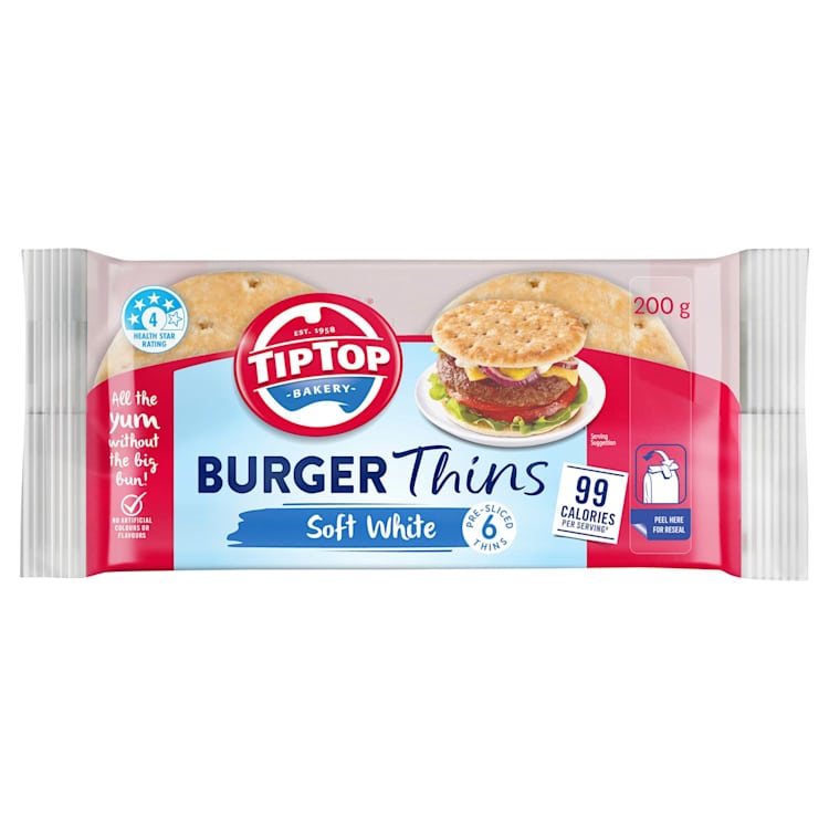 Tip Top Burger Thins