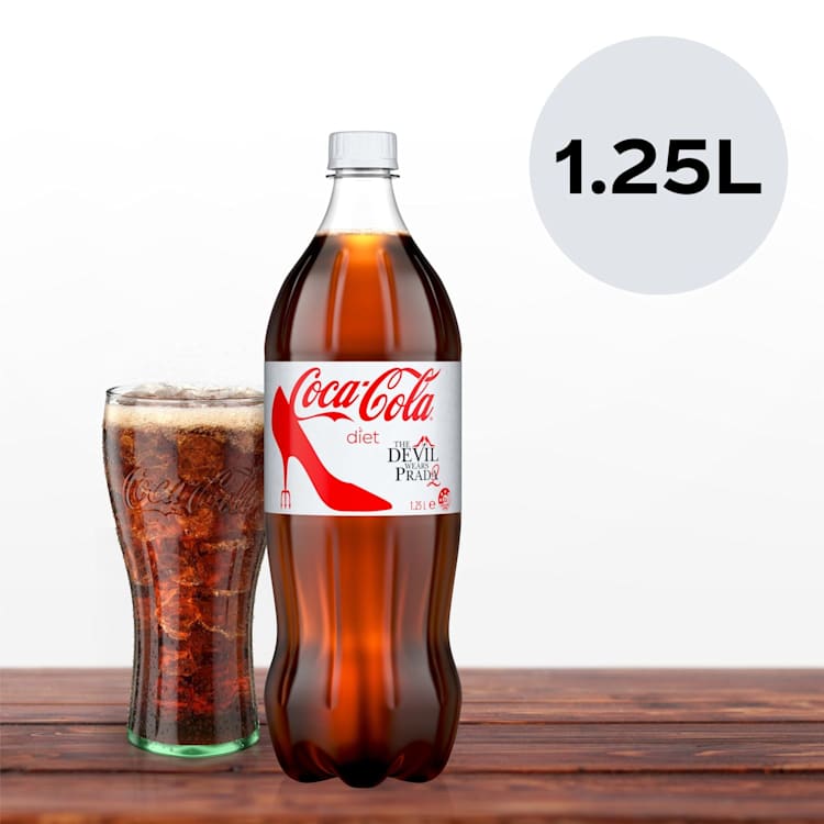 Diet Coca-Cola Soft Drink Bottle